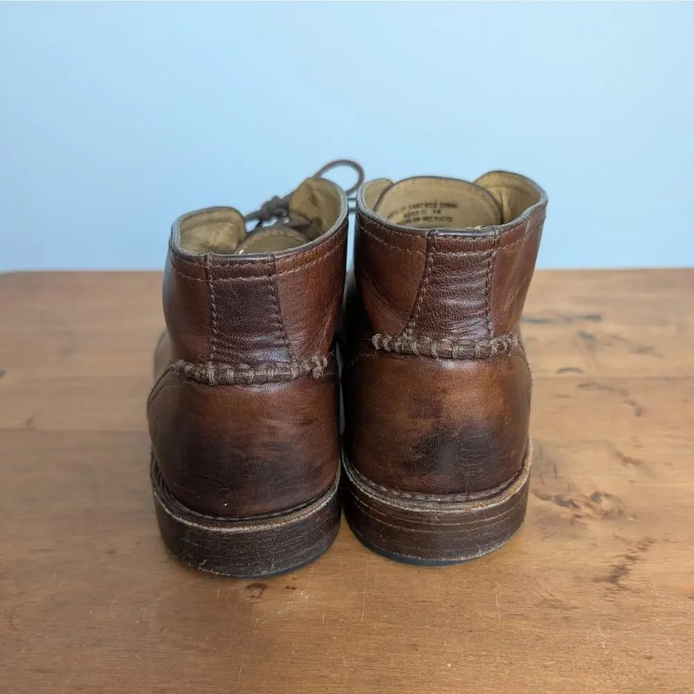 Frye Oliver Chukka Leather Boots Men's Brown 3487822, Size 10.5 D